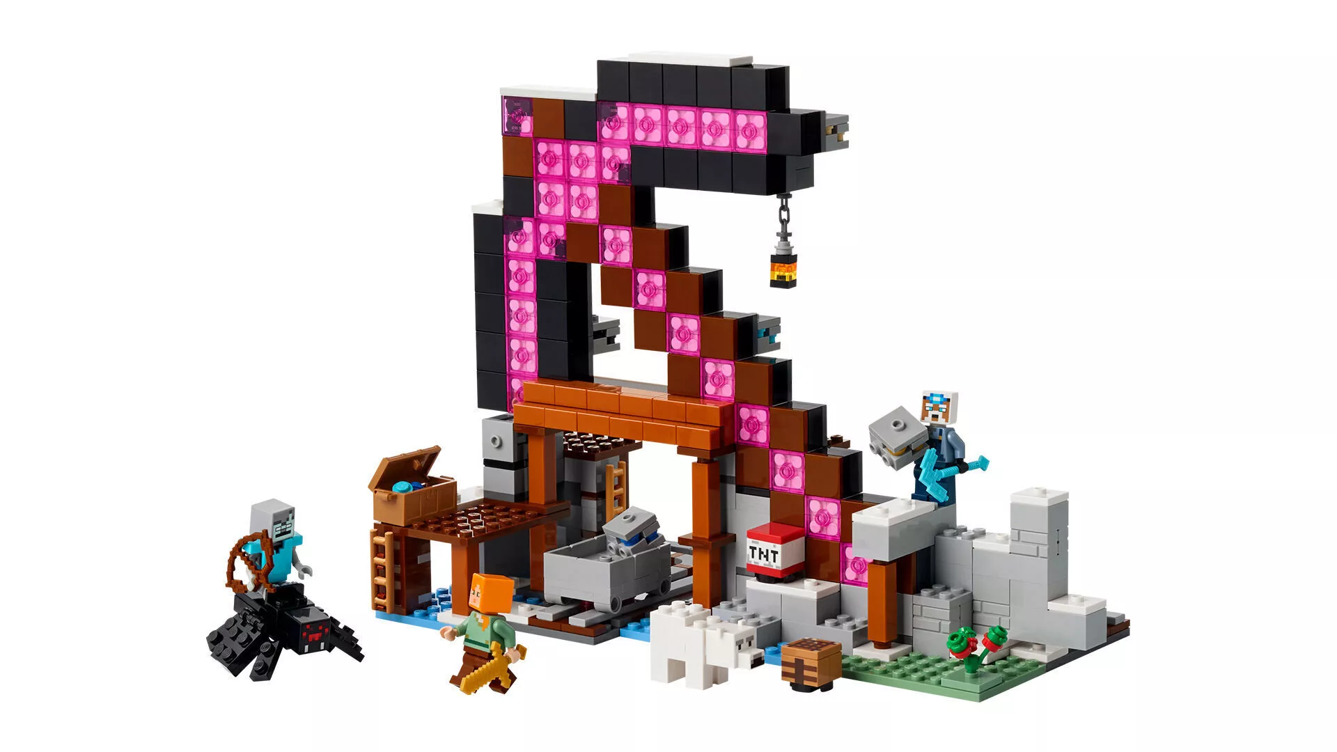 TwindBricks3D - 21277 The Pickaxe Mine 3D print model