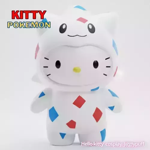 Hello Kitty cosplay Pokemon Tokepy