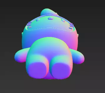 Hello Kitty cosplay Pokemon Jigglypuff 3D print model_4