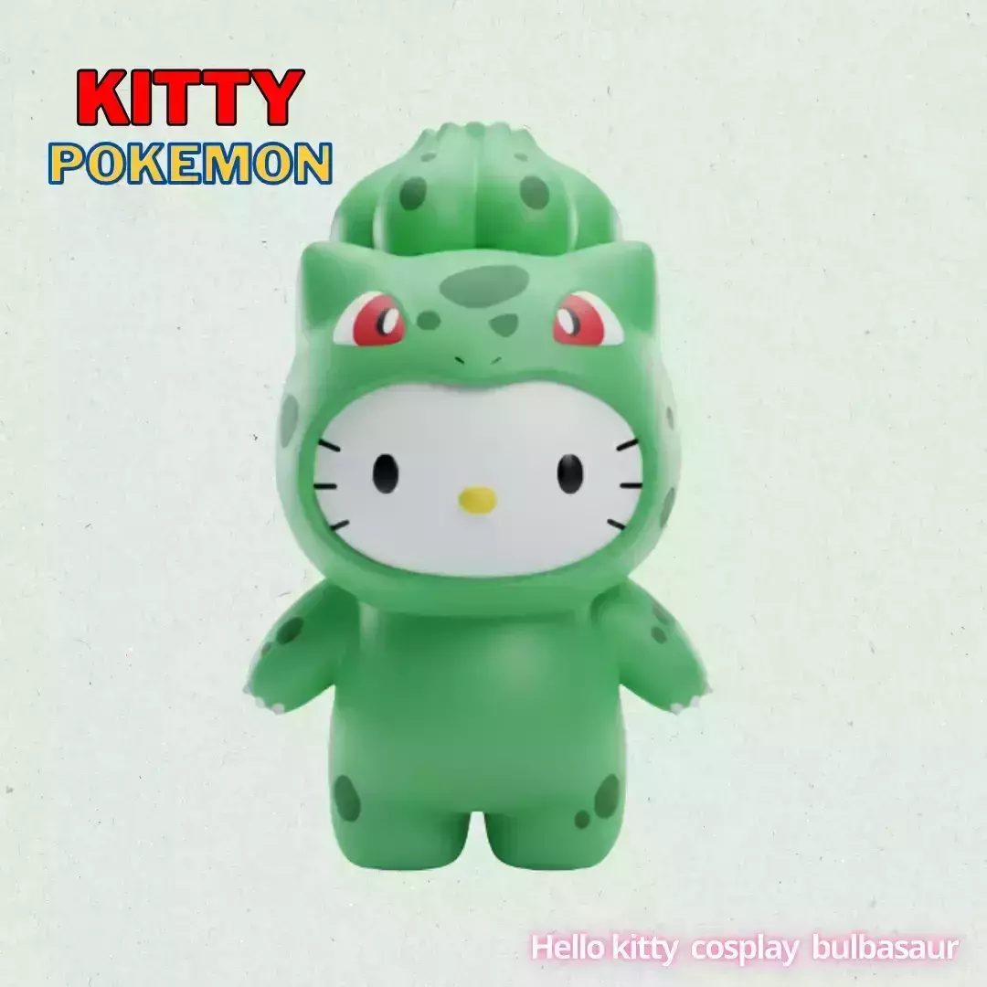 Kitty cosplay Bulbasaur 3D print model