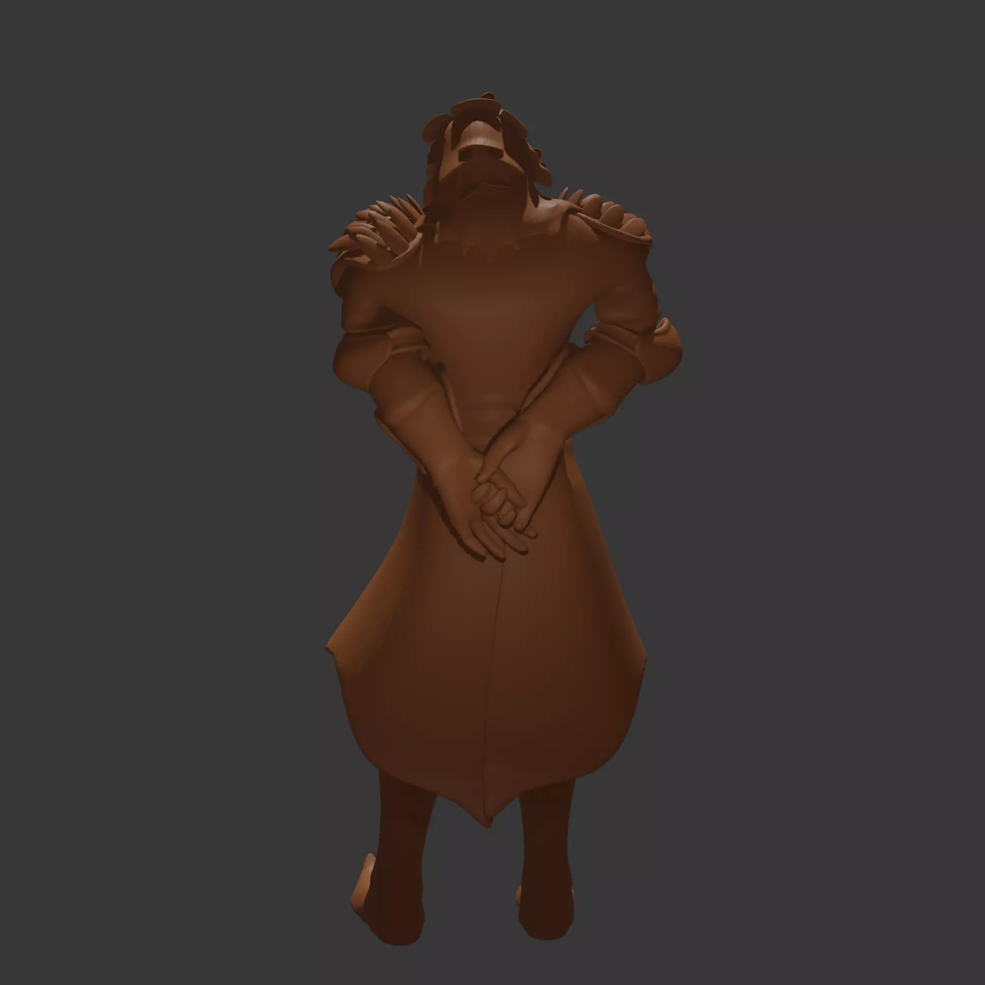 Male Dragonborn In Human Form 3D print model_6