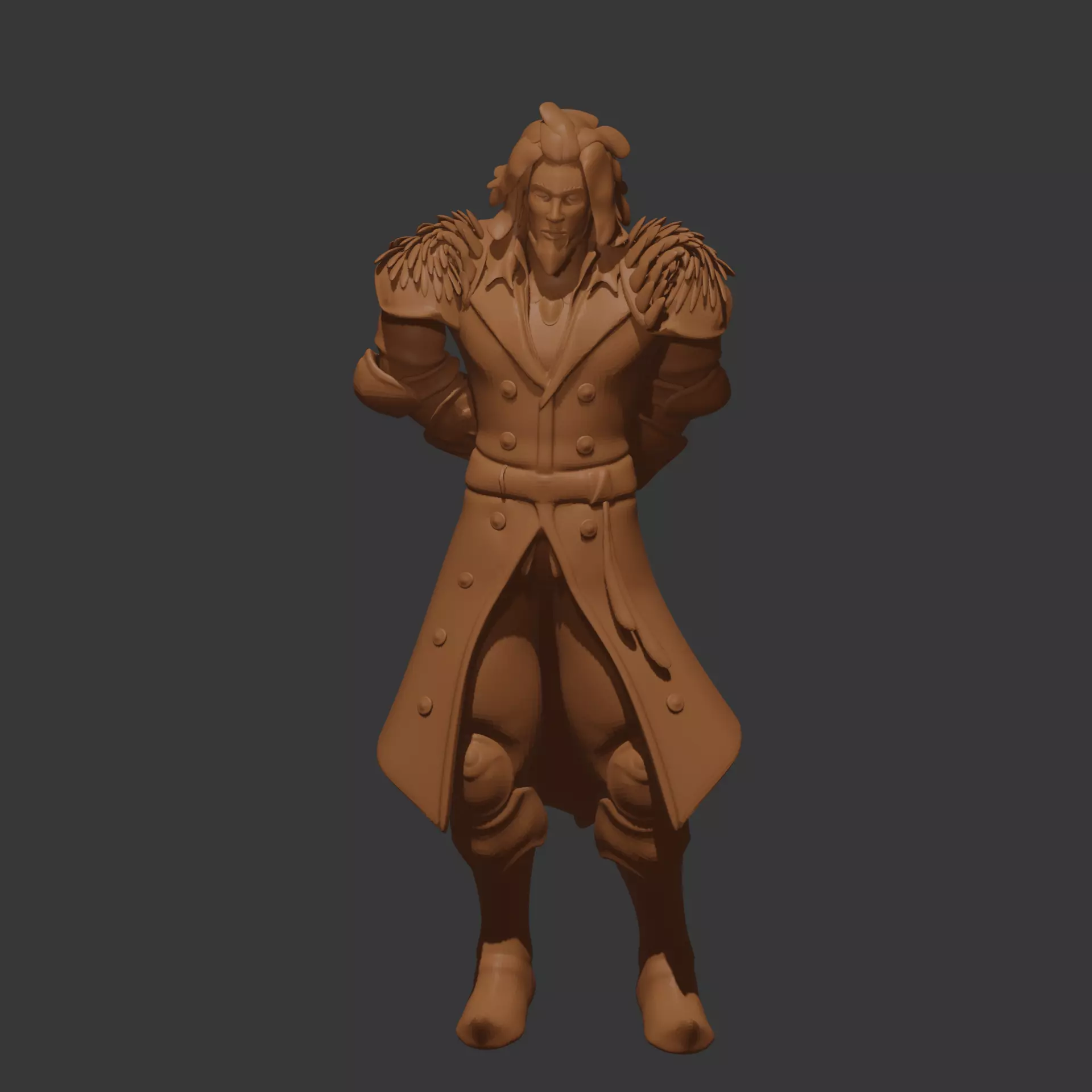 Male Dragonborn In Human Form 3D print model_2