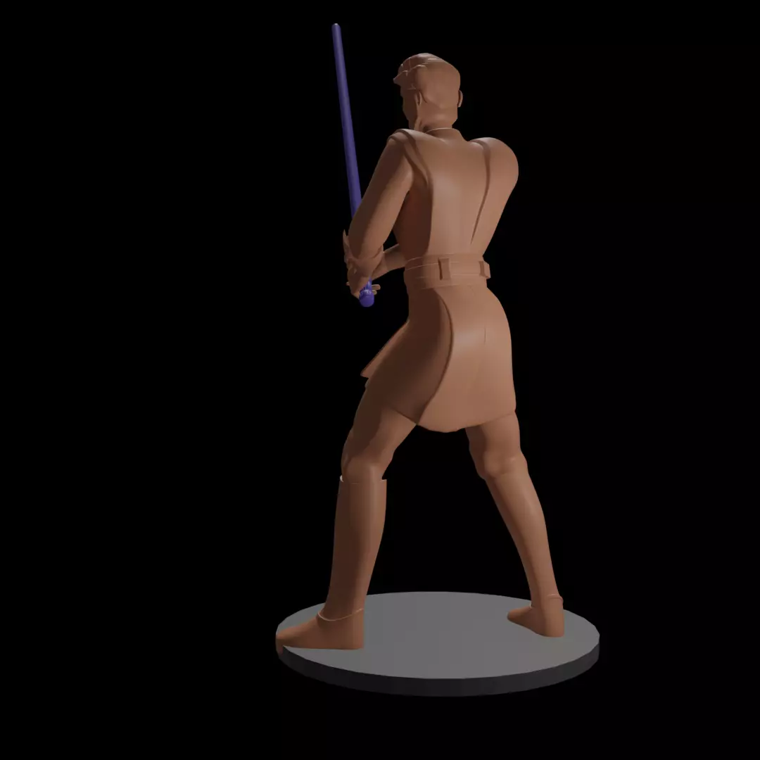 Cartoon Space Knight Hero 3D print model_3