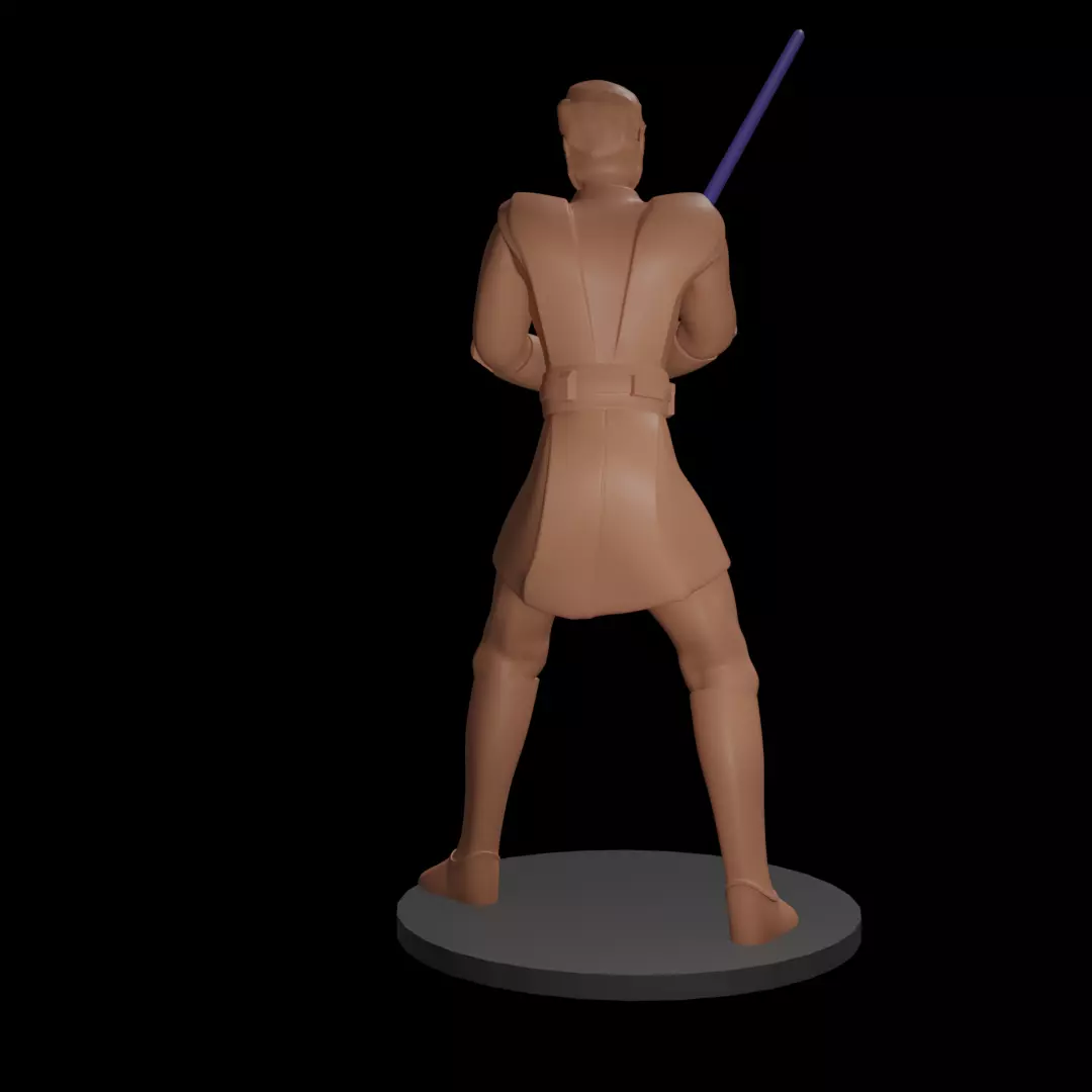 Cartoon Space Knight Hero 3D print model_5