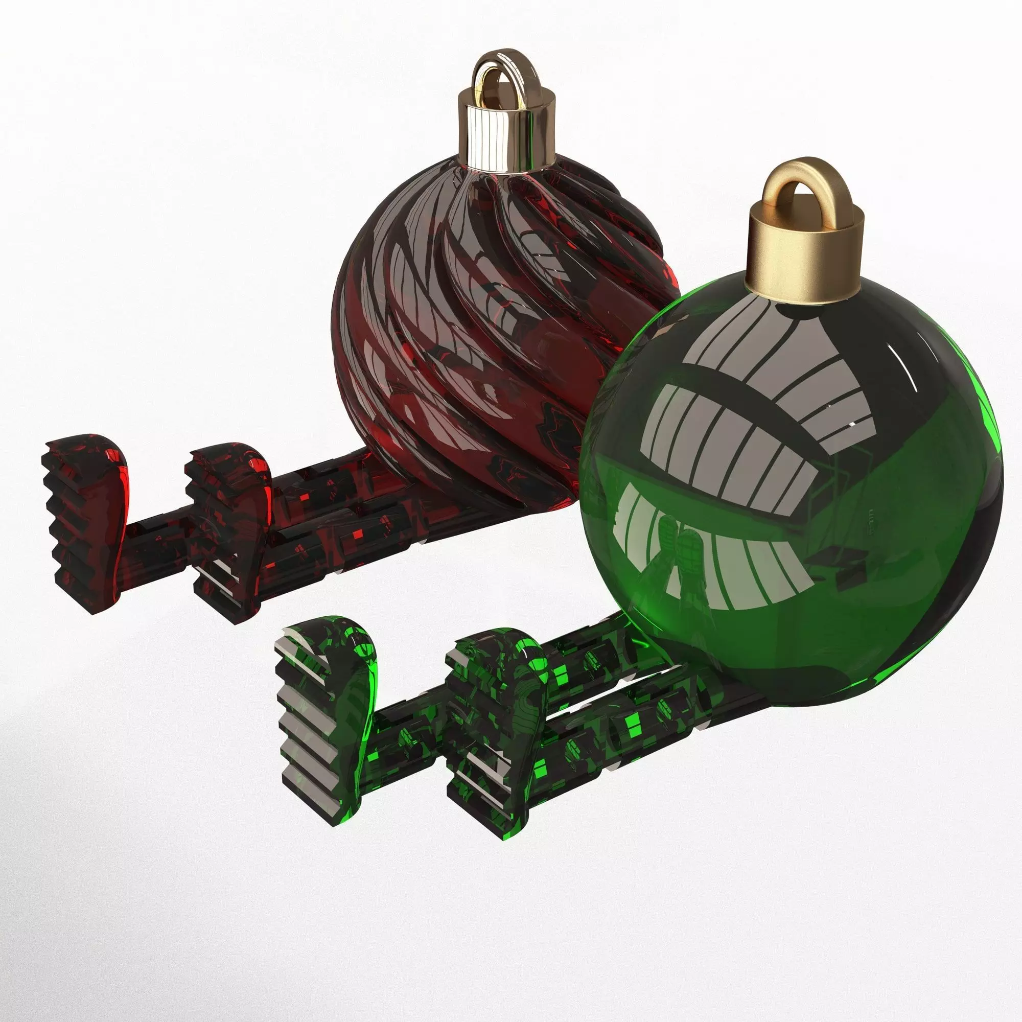 Christmas Ball Cute Flexi Articulated Free low-poly 3D model