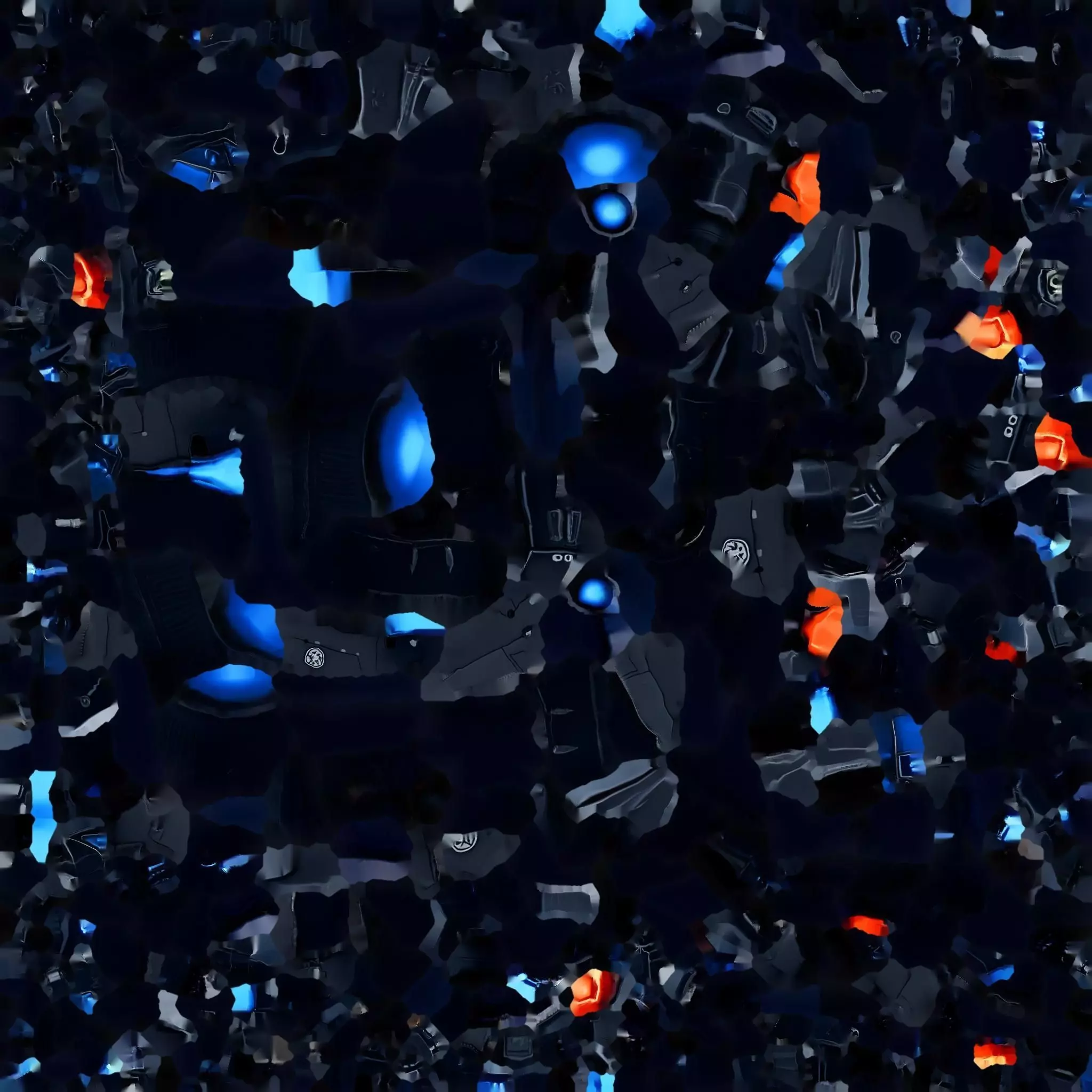 Nova Falcon 3D Ship Futuristic Spaceship 3D Model Low-poly 3D model_8