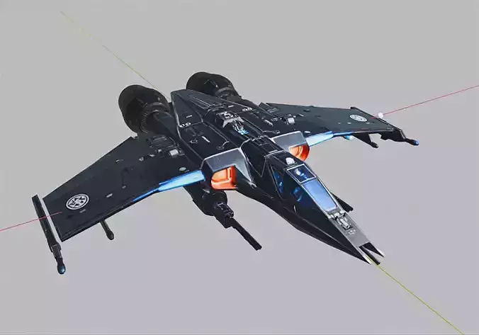 Nova Falcon 3D Ship Futuristic Spaceship 3D Model Low-poly 3D model Nova Falcon 3D Ship Futuristic Spaceship 3D Model Low-poly 3D model