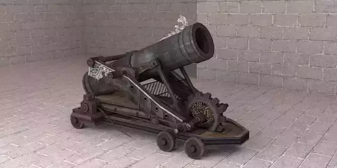 Lowpoly Cannon