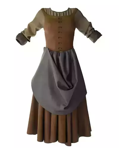 Medieval Renaissance Peasant Woman Outfit