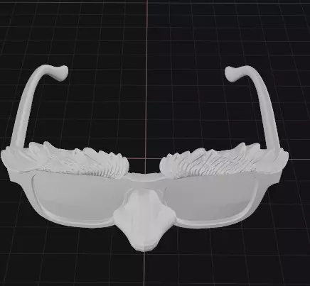 disguise glasses 3D print model_3