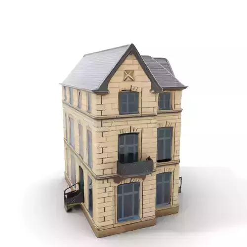 Charming Stone House model pack