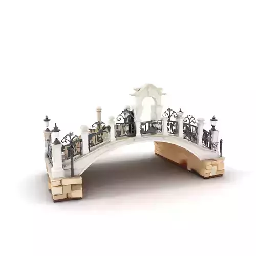 Elegant Stone Bridge model pack