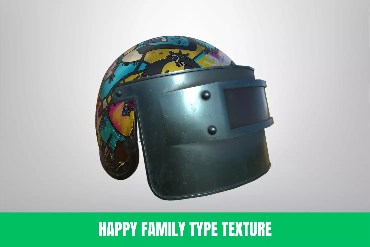 3D Professional Helmet With Different Skins Low-poly 3D model_5