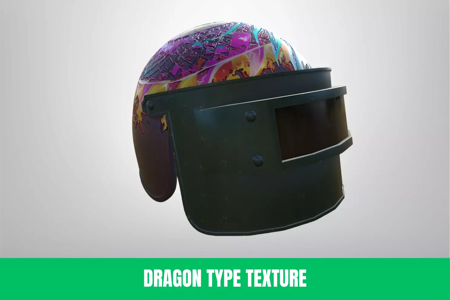 3D Professional Helmet With Different Skins Low-poly 3D model_3