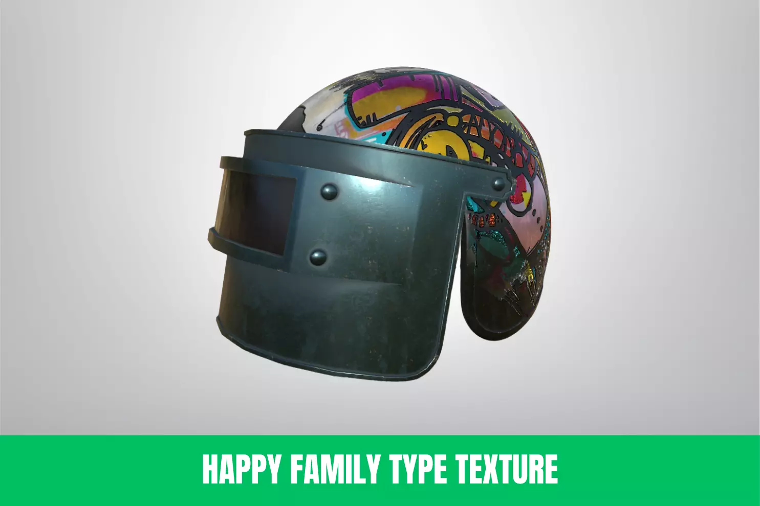 3D Professional Helmet With Different Skins Low-poly 3D model_6