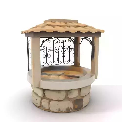 Rustic Stone Well model pack