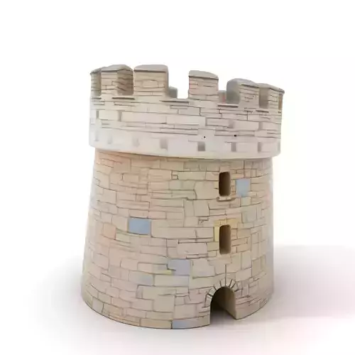 Stone Castle Tower model pack
