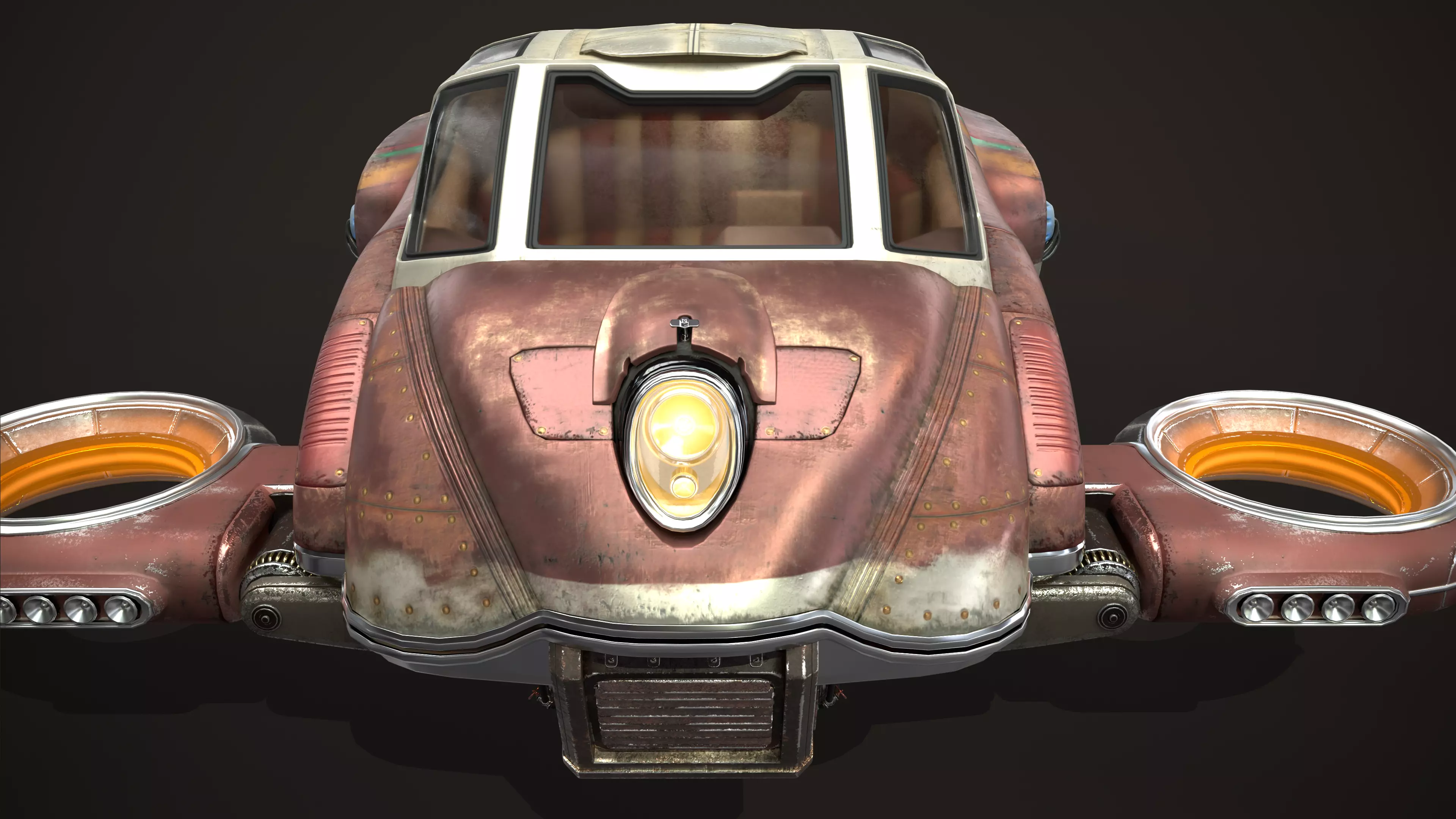 Sci-Fi Flying Machine 3D model_6