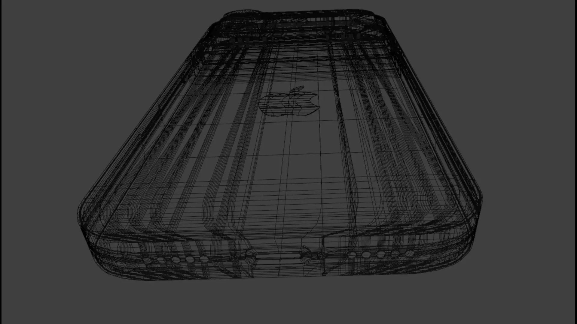 Apple iPhone 17 Pro - with All Colors Blue Orange White Low-poly 3D model_9