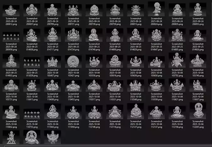 49 PIS Laxmi Mata 3D print model 3D print model