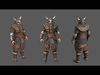 Authentic 9th Century Viking  Low Poly Game Ready 3D Model  4K Low-poly 3D model_1
