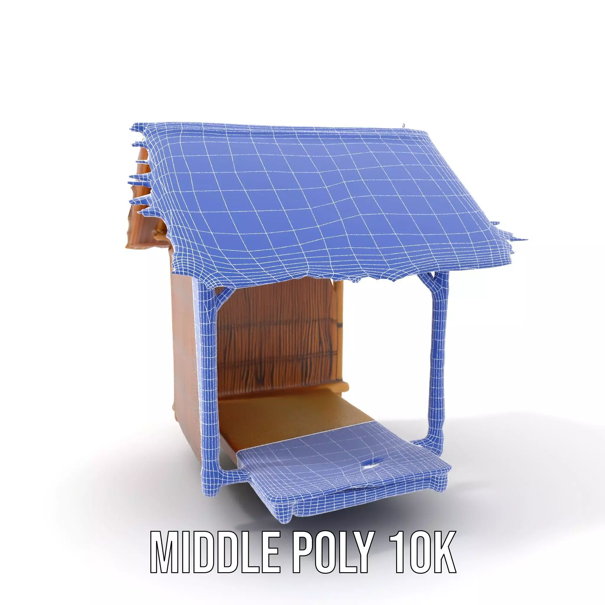 Tropical Bamboo Hut model pack Low-poly 3D model_17