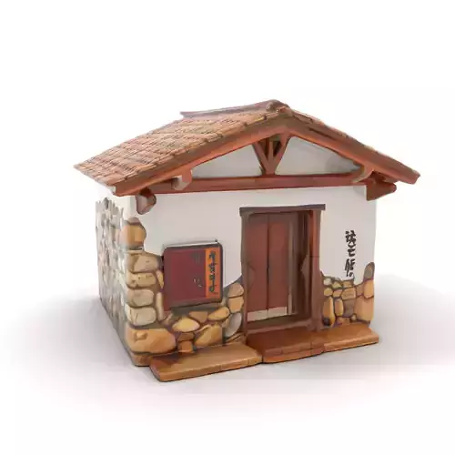 Traditional Stone House model pack