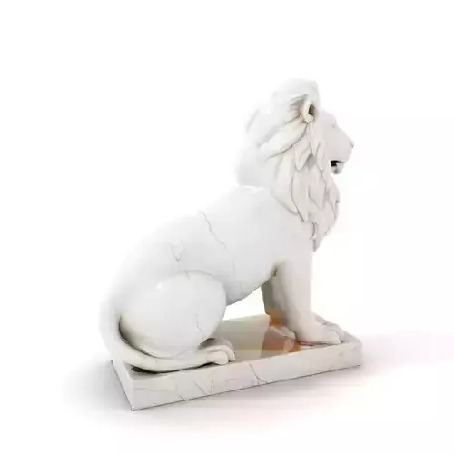 Majestic Marble Lion model pack