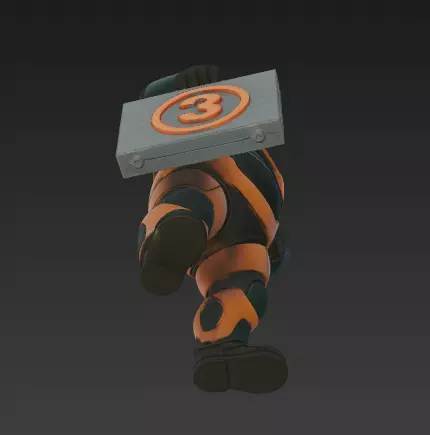 Gabe Newell Meme Half-Life 3D print model_1