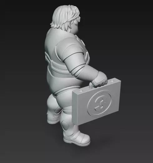 Gabe Newell Meme Half-Life 3D print model_2