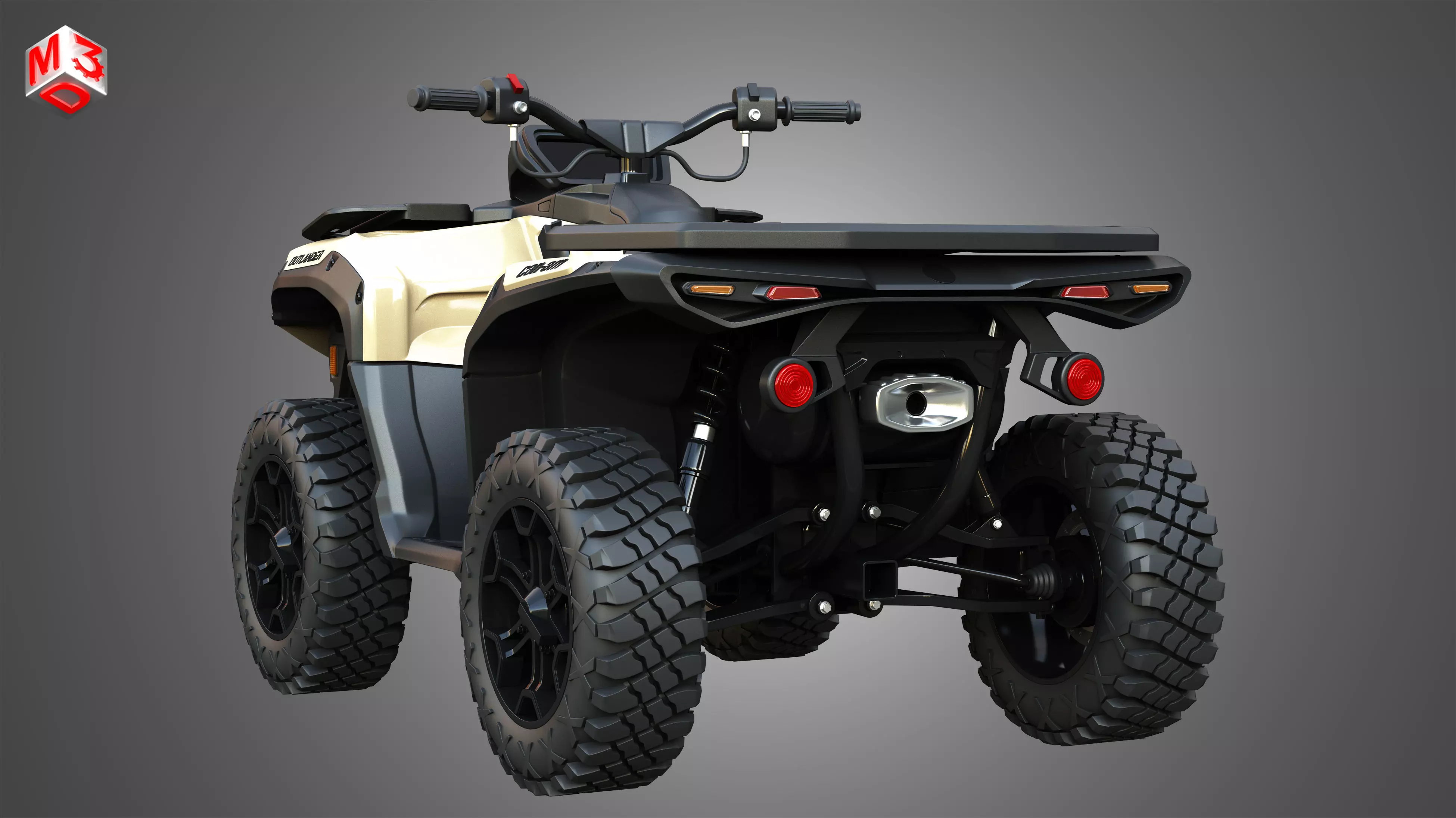 Can-Am Outlander 850-1000R 3D model_13
