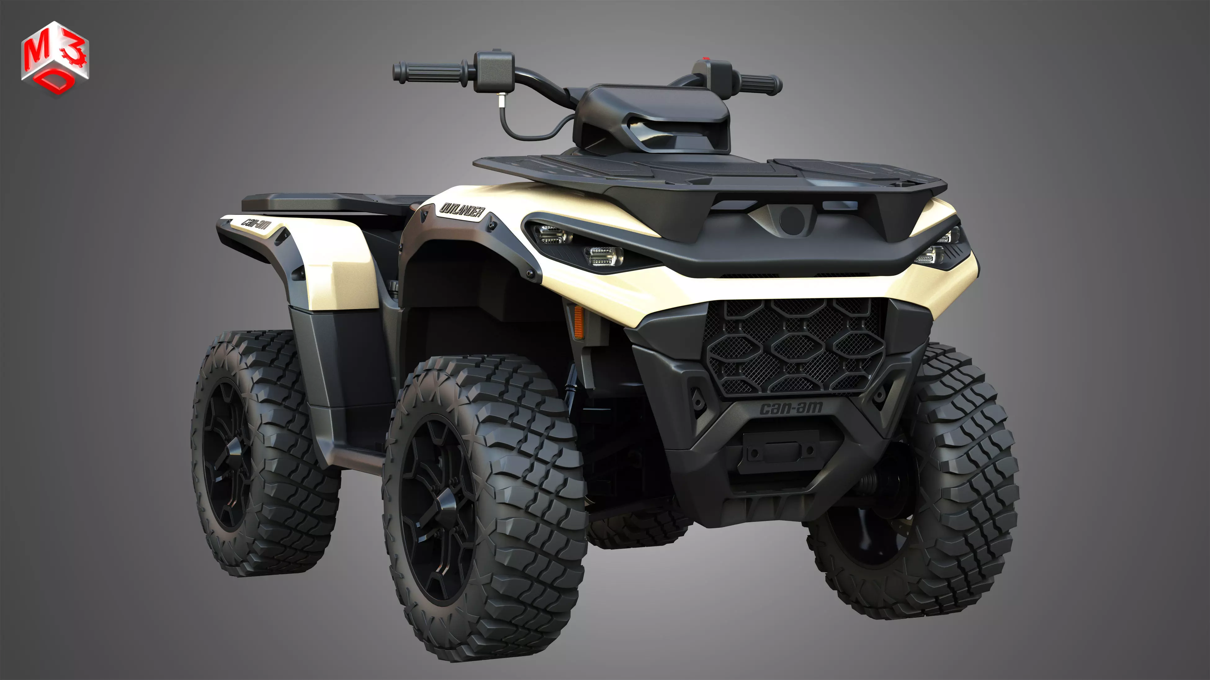 Can-Am Outlander 850-1000R 3D model_12