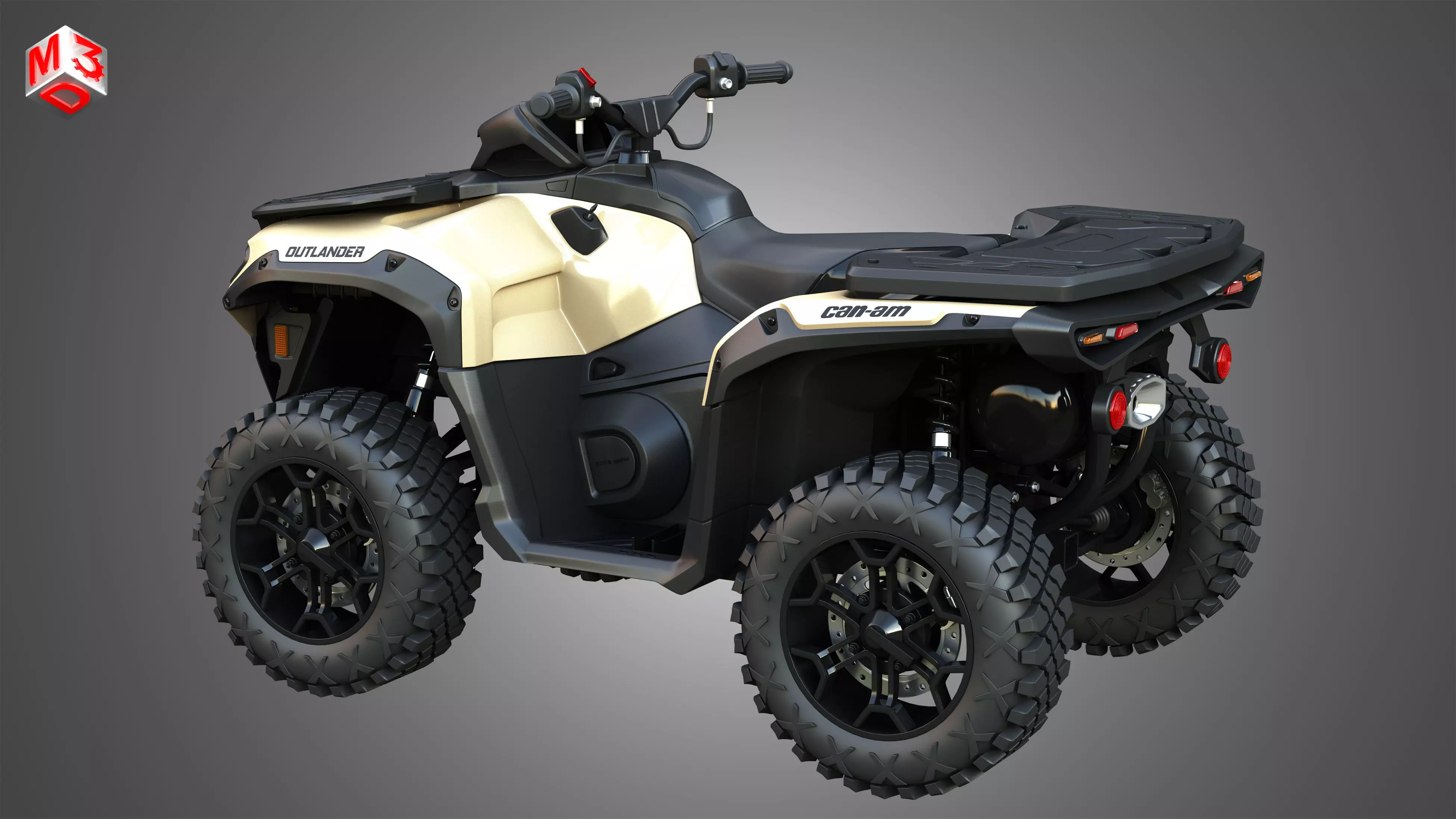 Can-Am Outlander 850-1000R 3D model_17