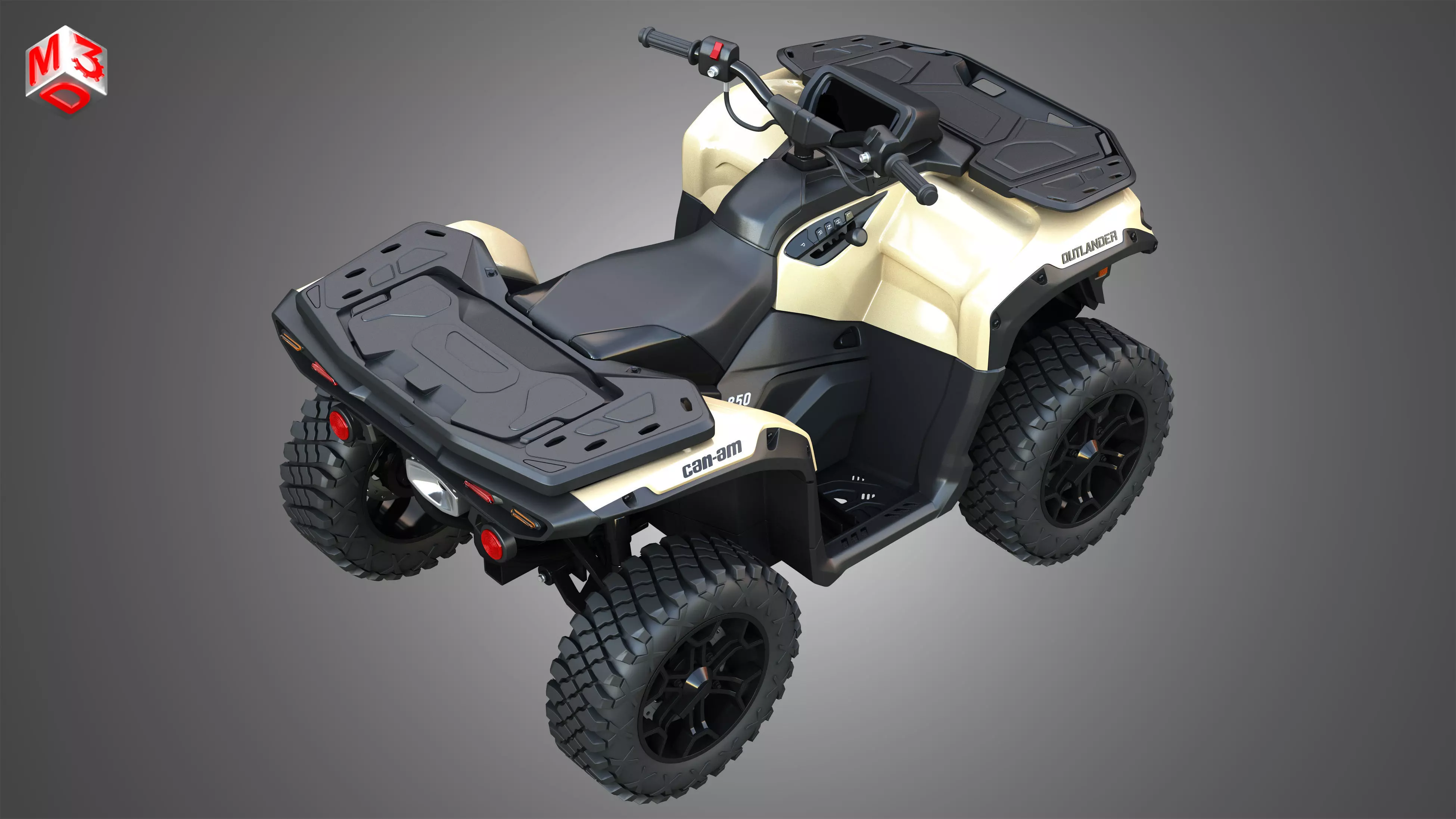 Can-Am Outlander 850-1000R 3D model_19