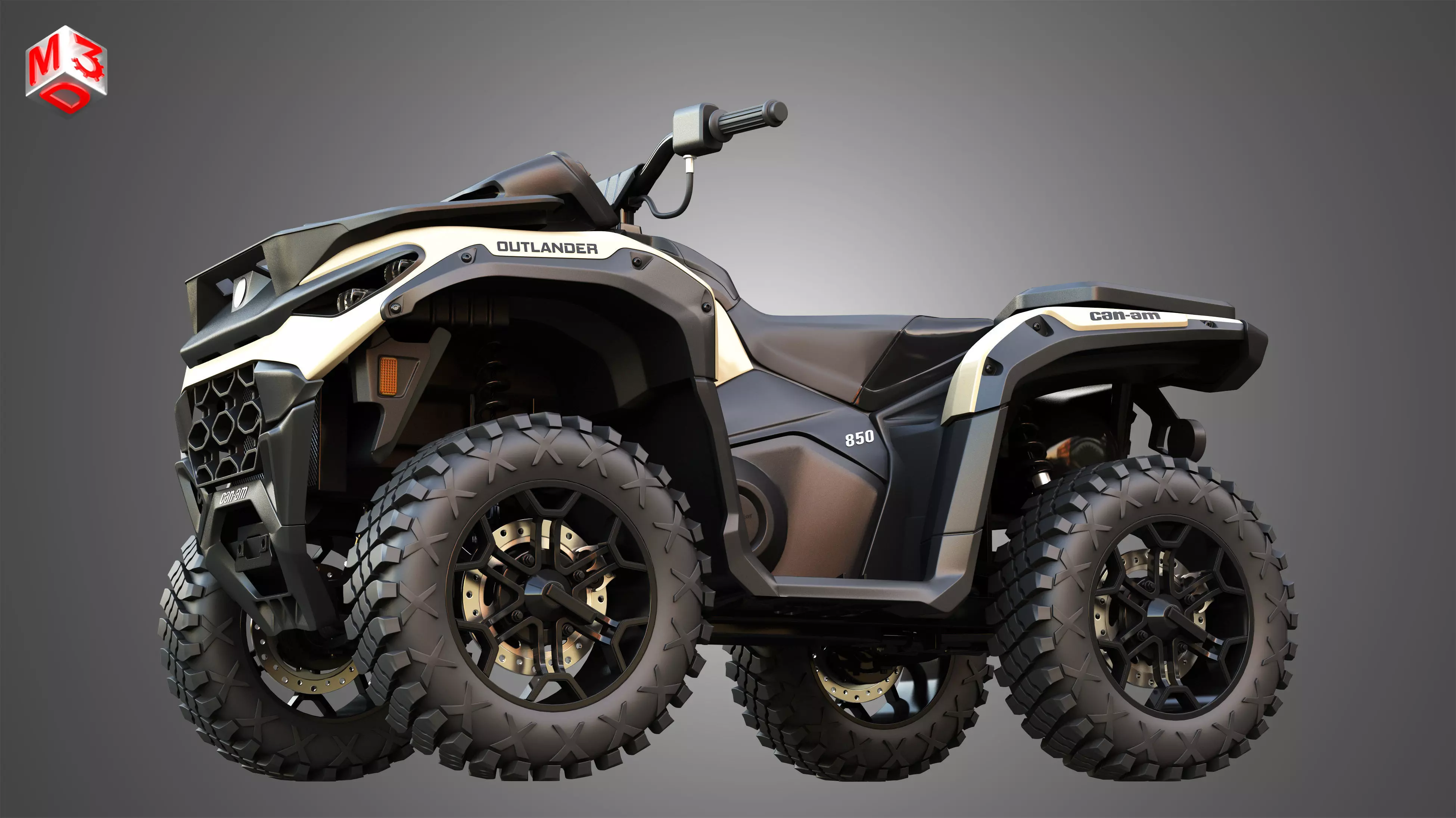 Can-Am Outlander 850-1000R 3D model_6