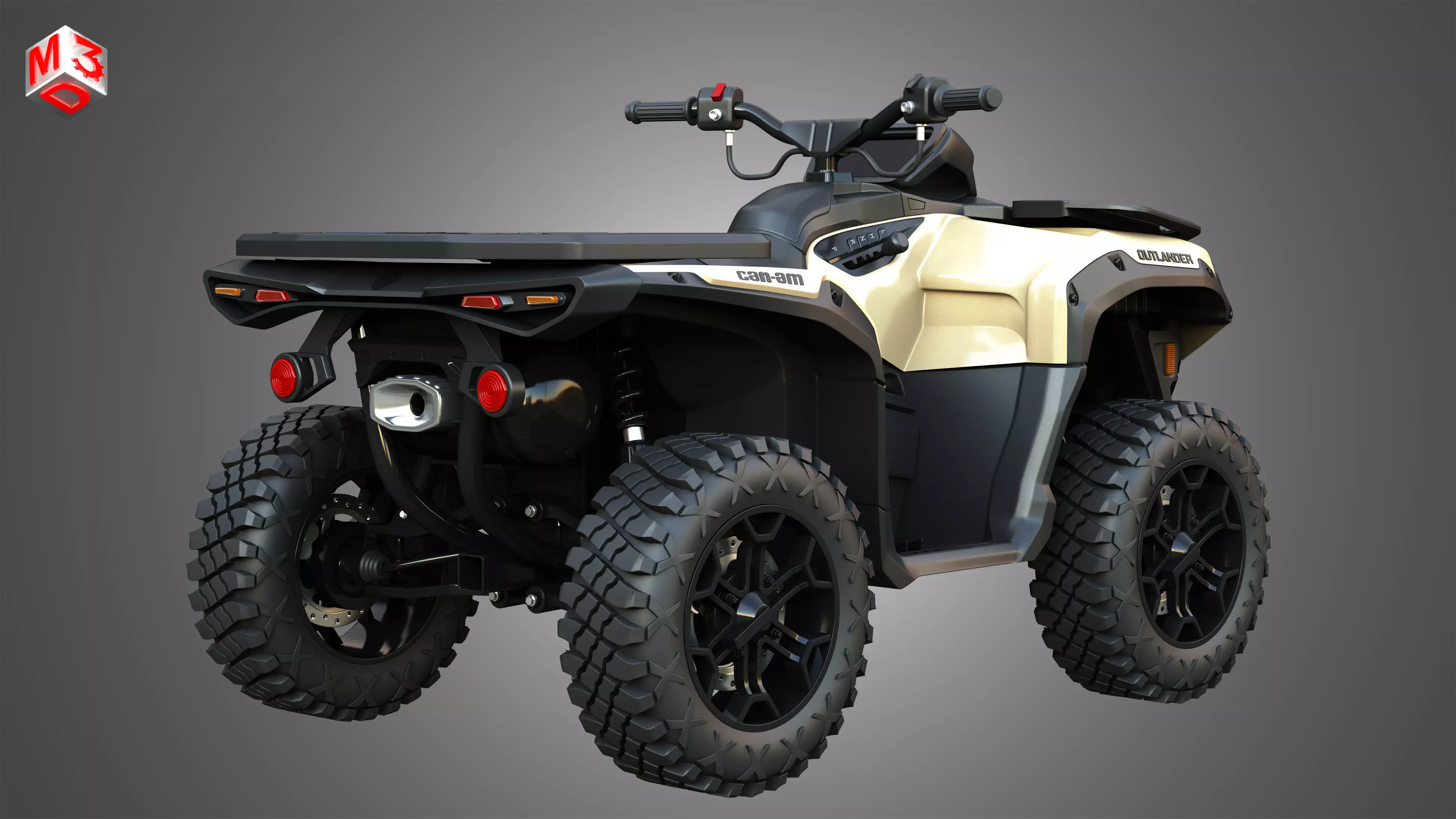 Can-Am Outlander 850-1000R 3D model_1
