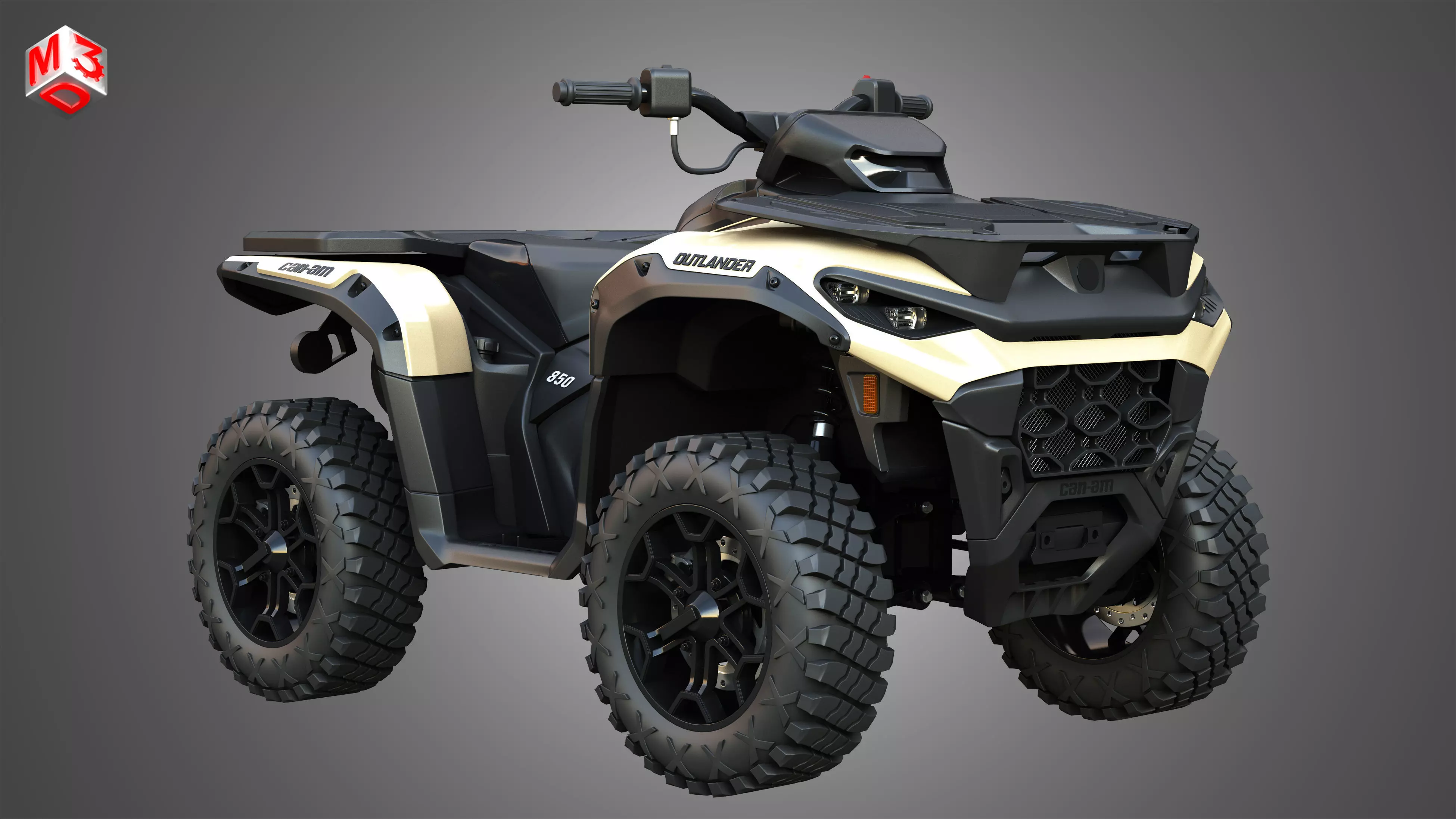 Can-Am Outlander 850-1000R 3D model_2