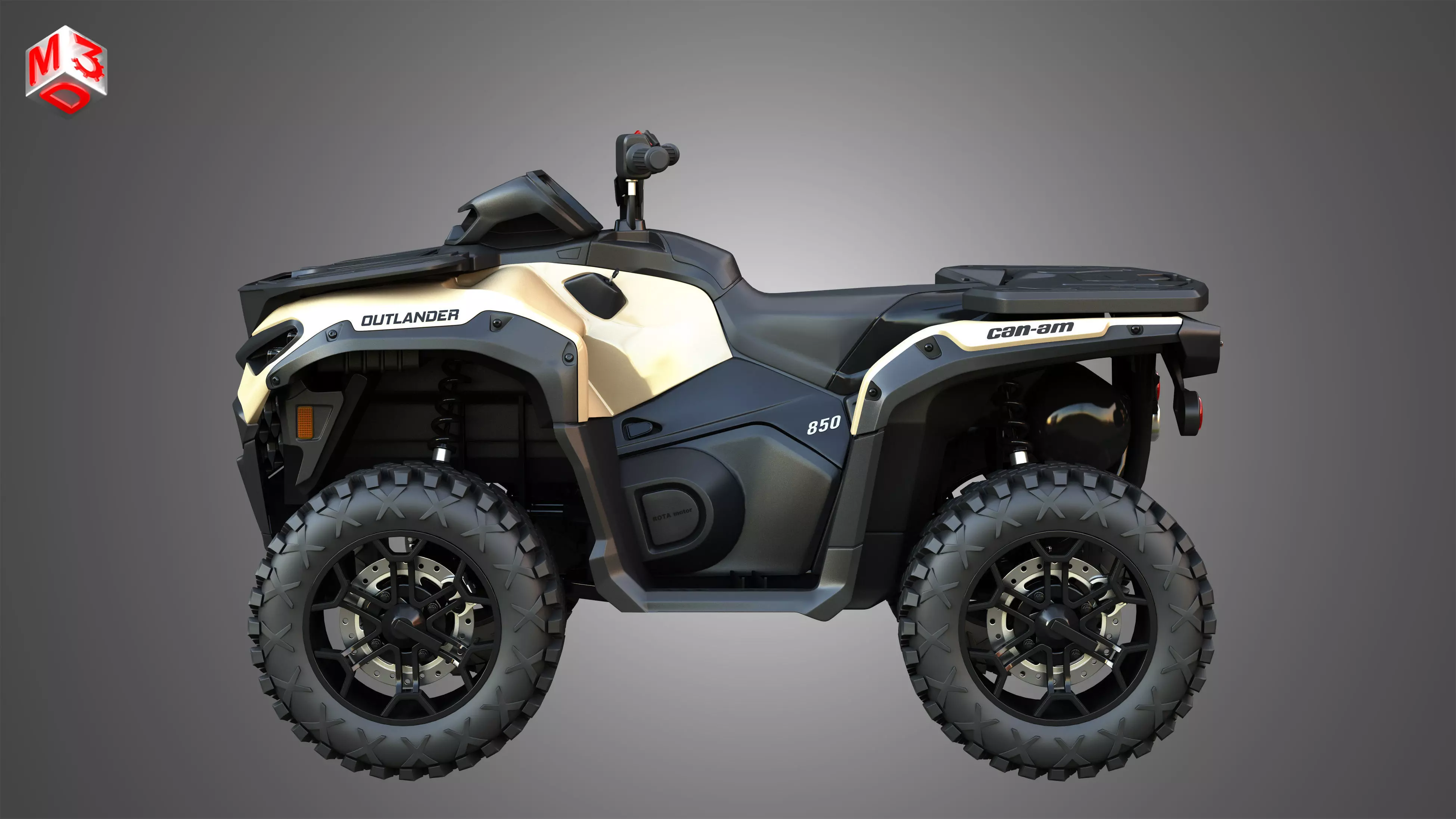 Can-Am Outlander 850-1000R 3D model_4