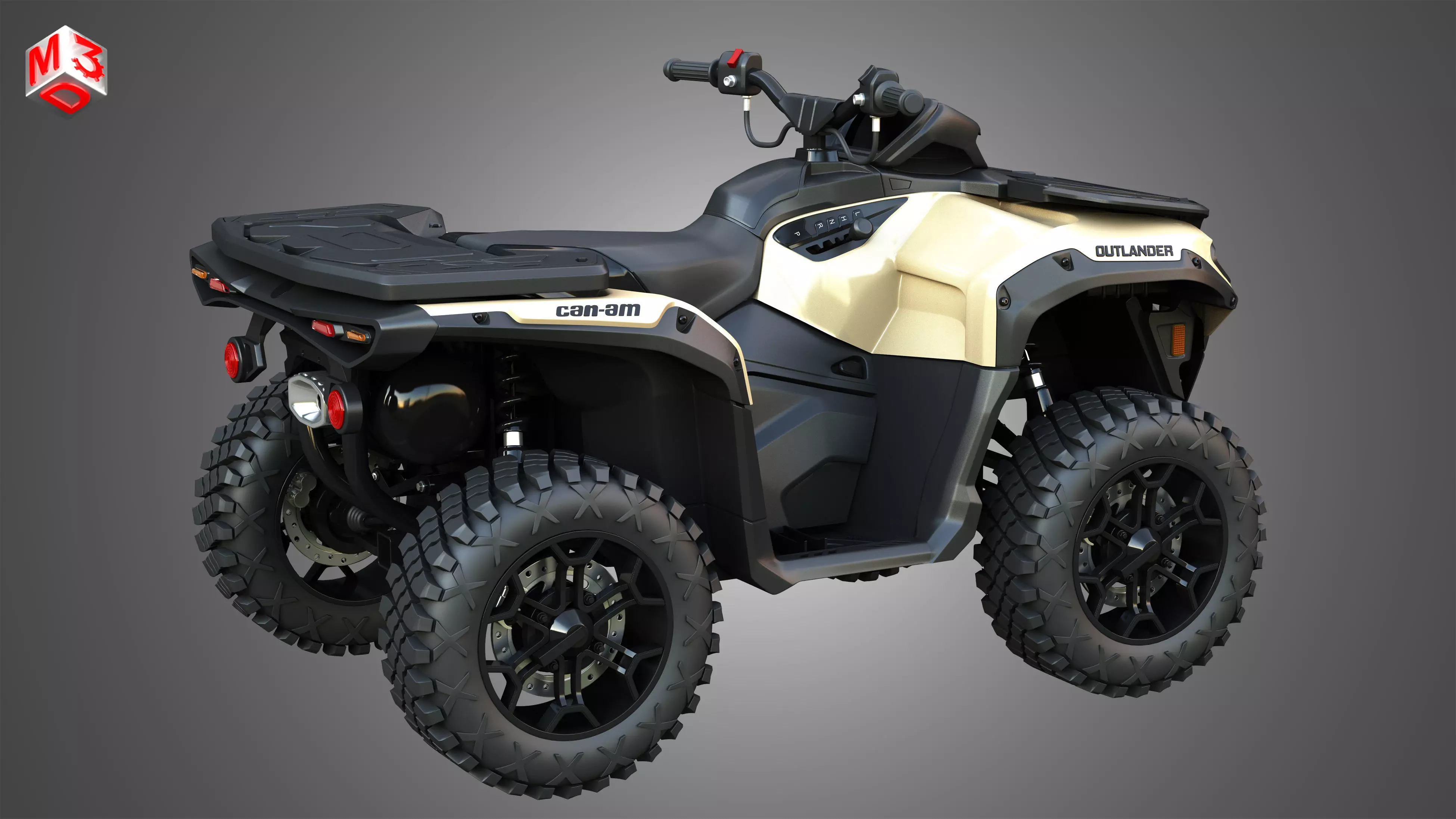 Can-Am Outlander 850-1000R 3D model_15