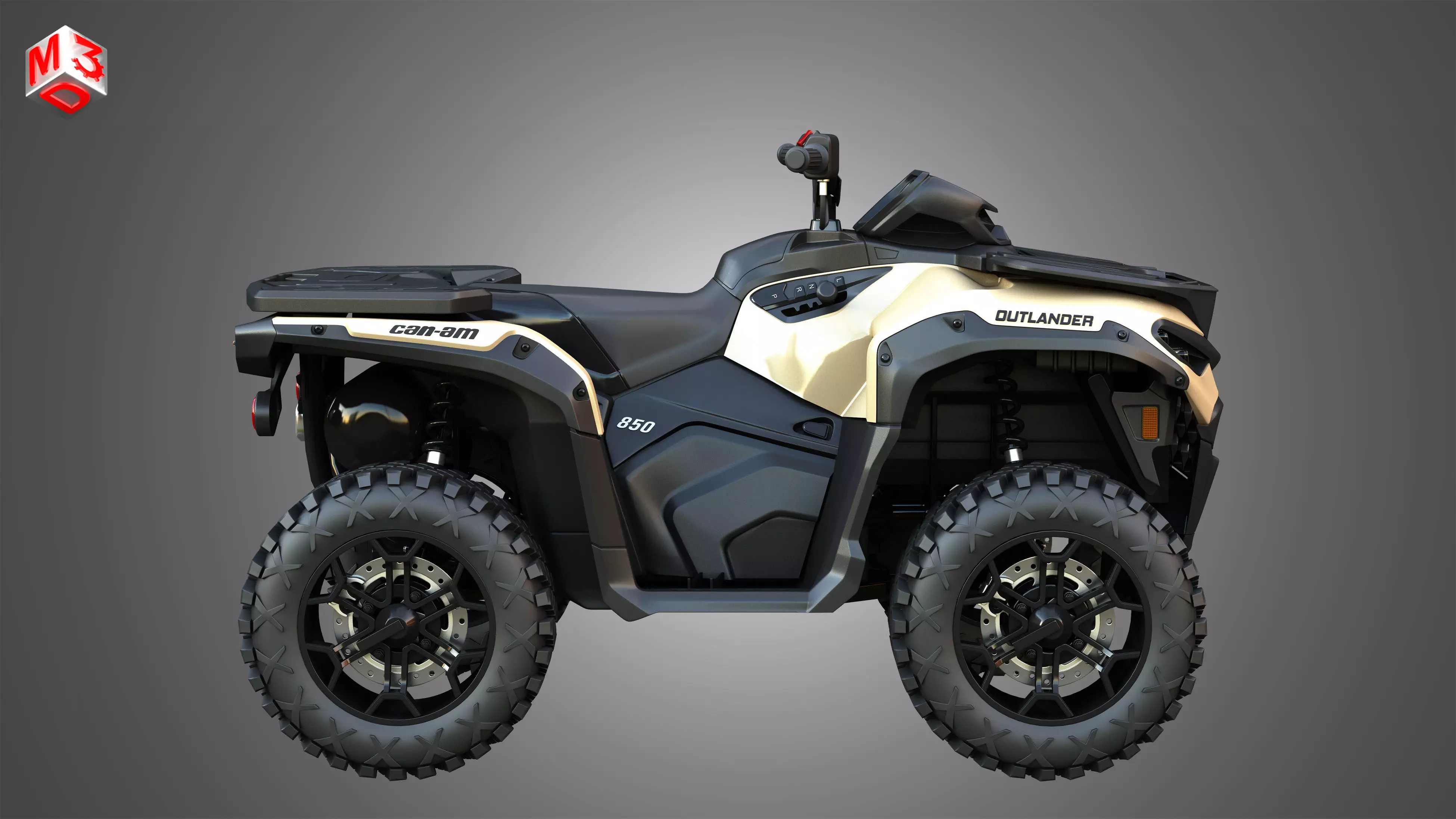 Can-Am Outlander 850-1000R 3D model_5