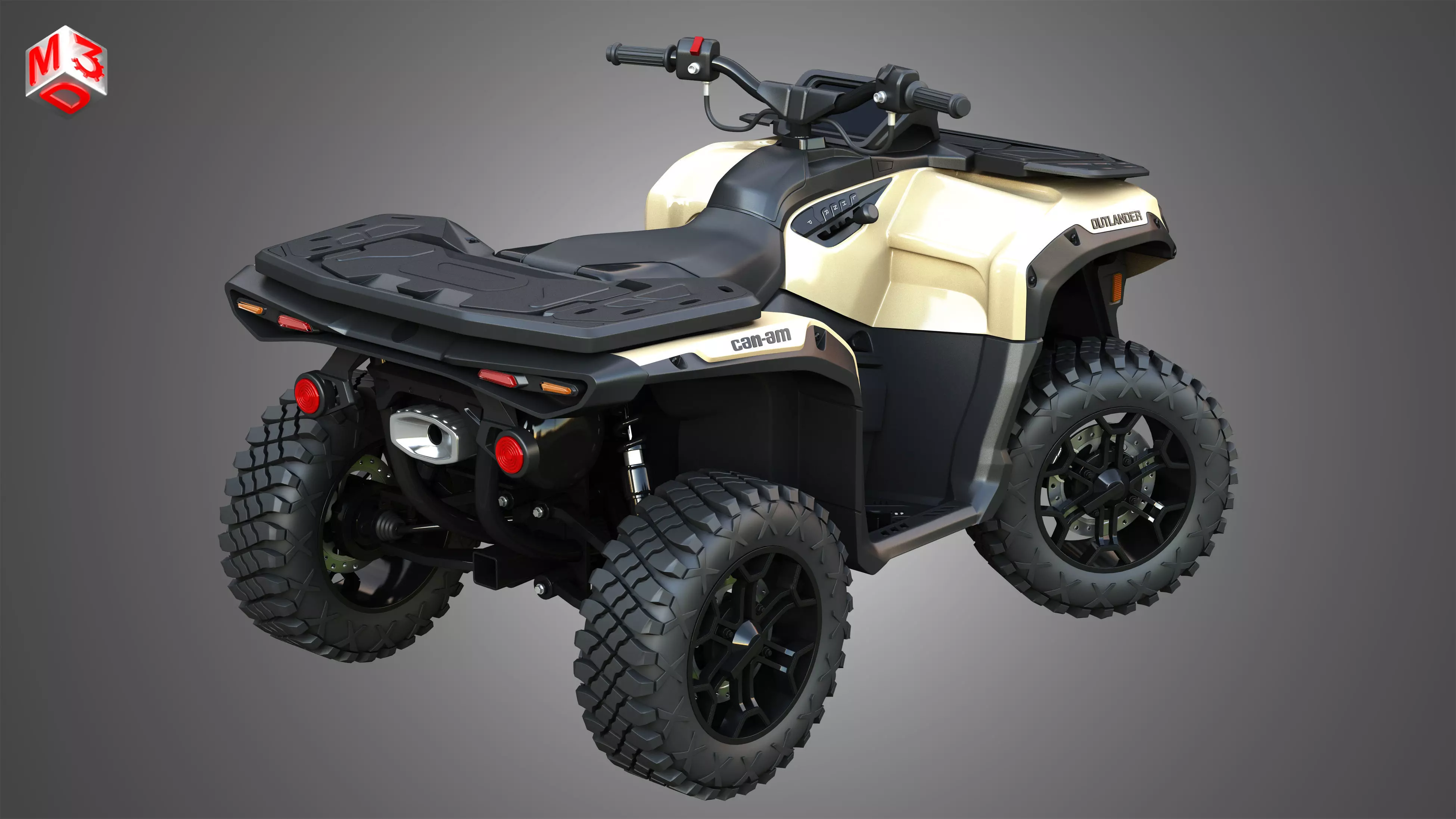 Can-Am Outlander 850-1000R 3D model_23