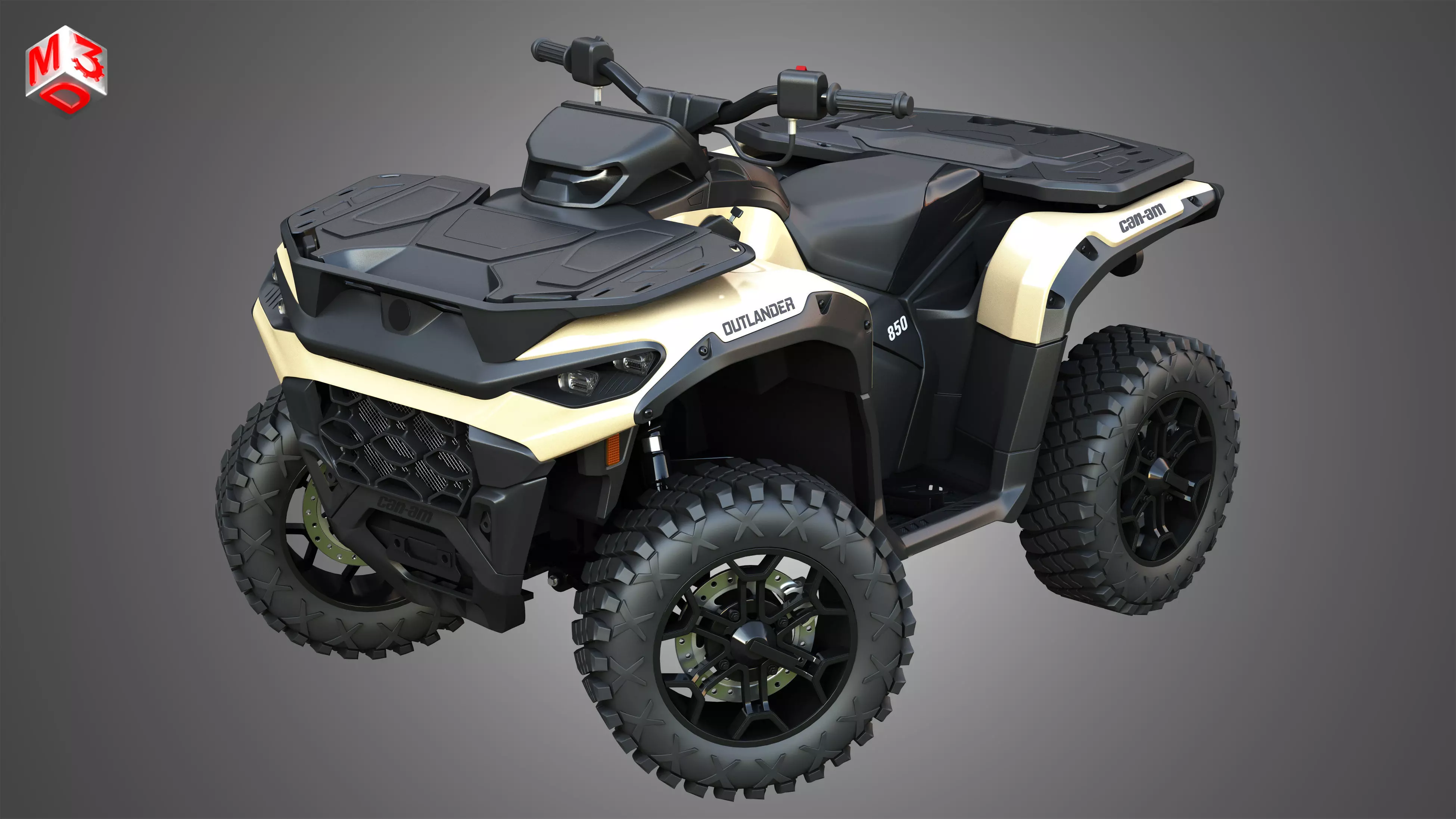 Can-Am Outlander 850-1000R 3D model_22