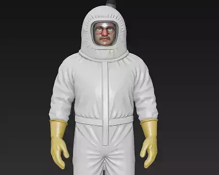 Cientifico con traje HAZMAT - HalfLife