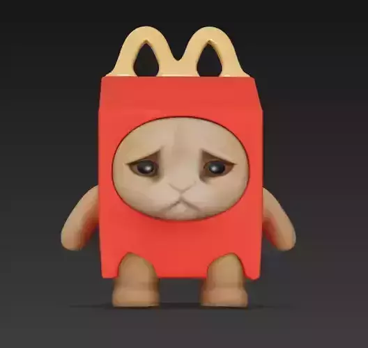 Meme Gato Mc Donalds