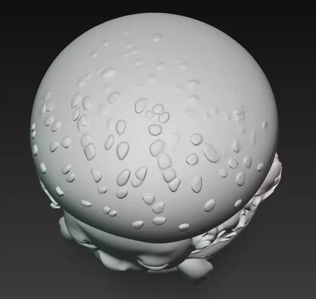 Michi Hamburguesa Meme 3D print model_6