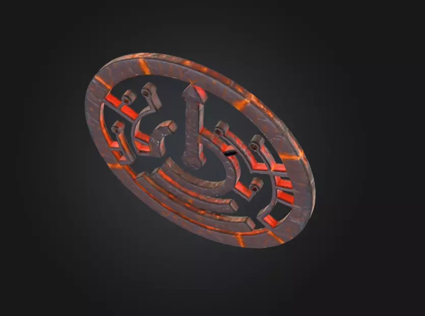 Circuit of Eternity Low-poly 3D model_7