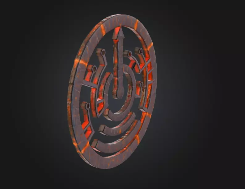 Circuit of Eternity Low-poly 3D model_2