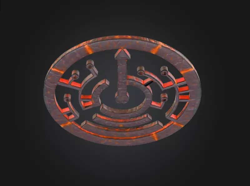 Circuit of Eternity Low-poly 3D model_6
