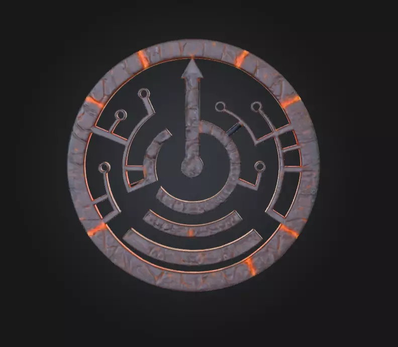 Circuit of Eternity Low-poly 3D model_0