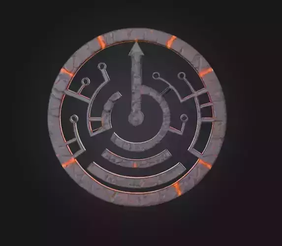 Circuit of Eternity Low-poly 3D model